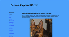 Desktop Screenshot of german-shepherd-us.com