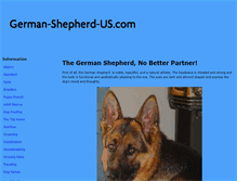 Tablet Screenshot of german-shepherd-us.com